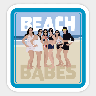 Beach Babes Sticker